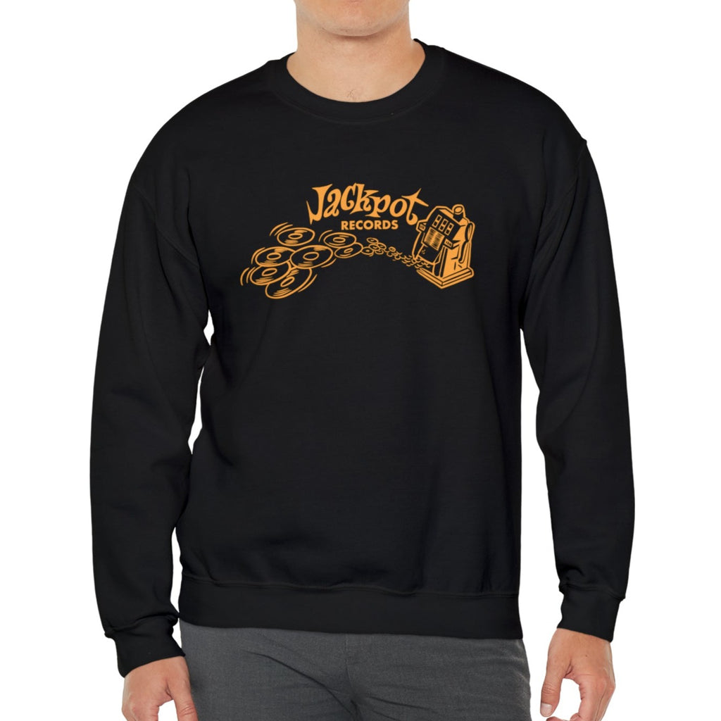 Jackpot Records Black Unisex Sweatshirt
