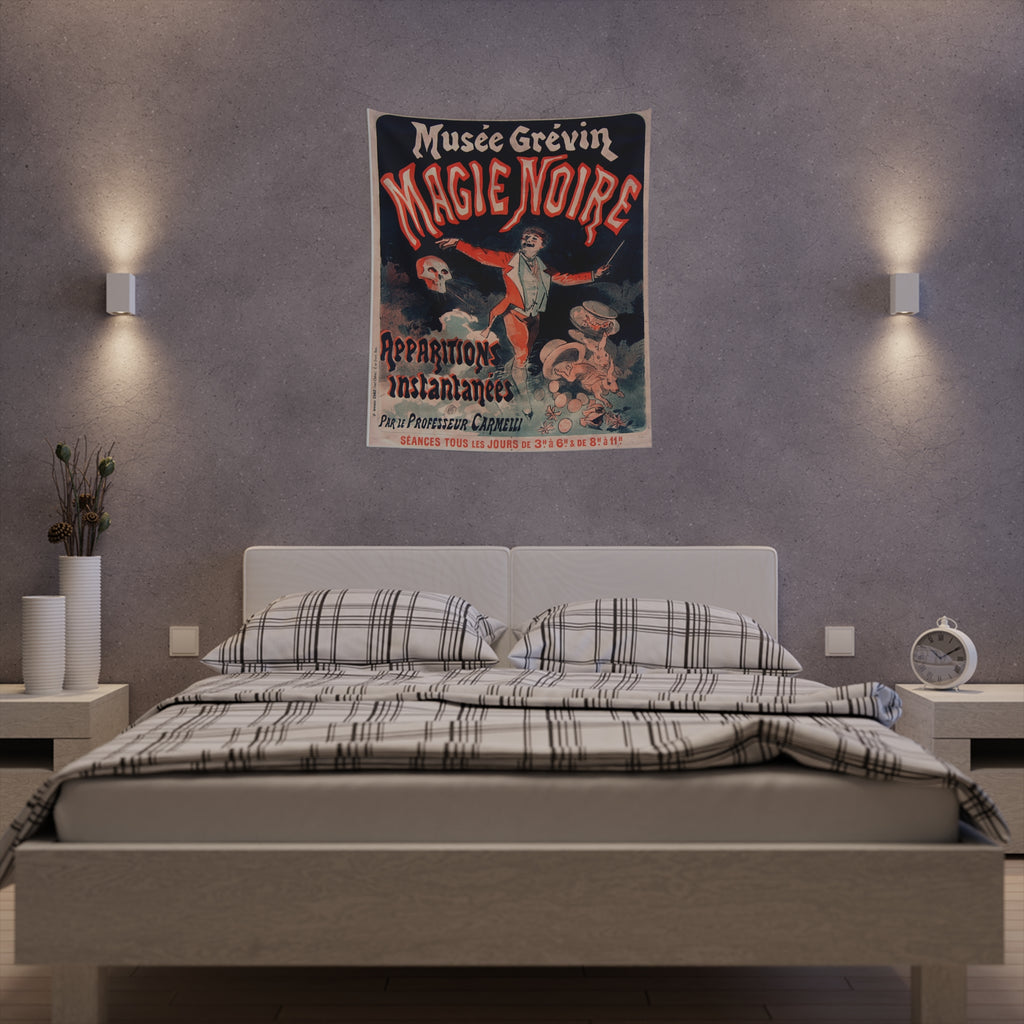 Dark Magic Seances Vintage Victorian Poster Halloween Cloth Tapestry Wall Decor