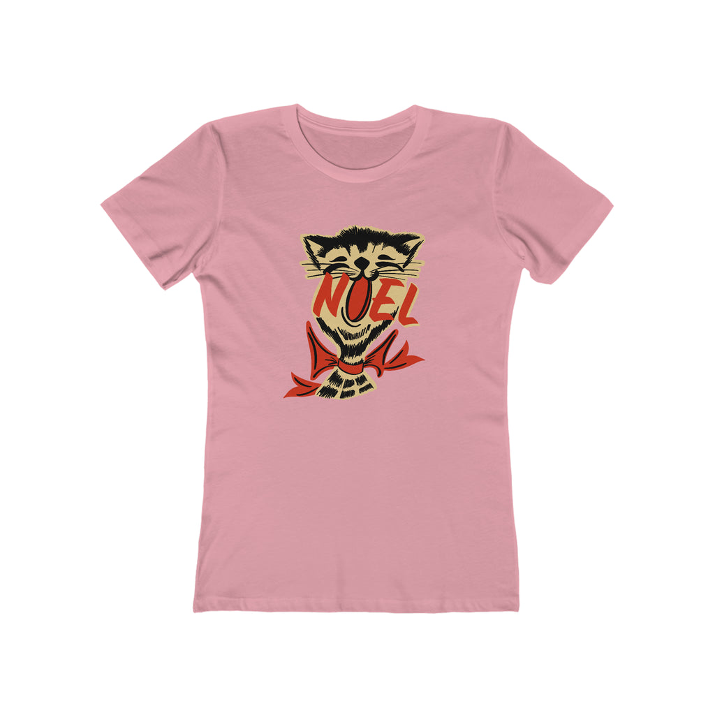 Noel Christmas Kitten - Women's T-shirt Solid Light Pink