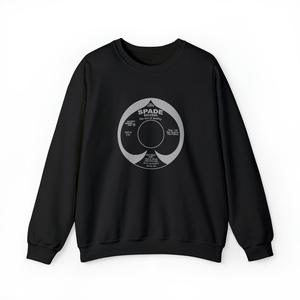 Spade Records Black Unisex Sweatshirt Black