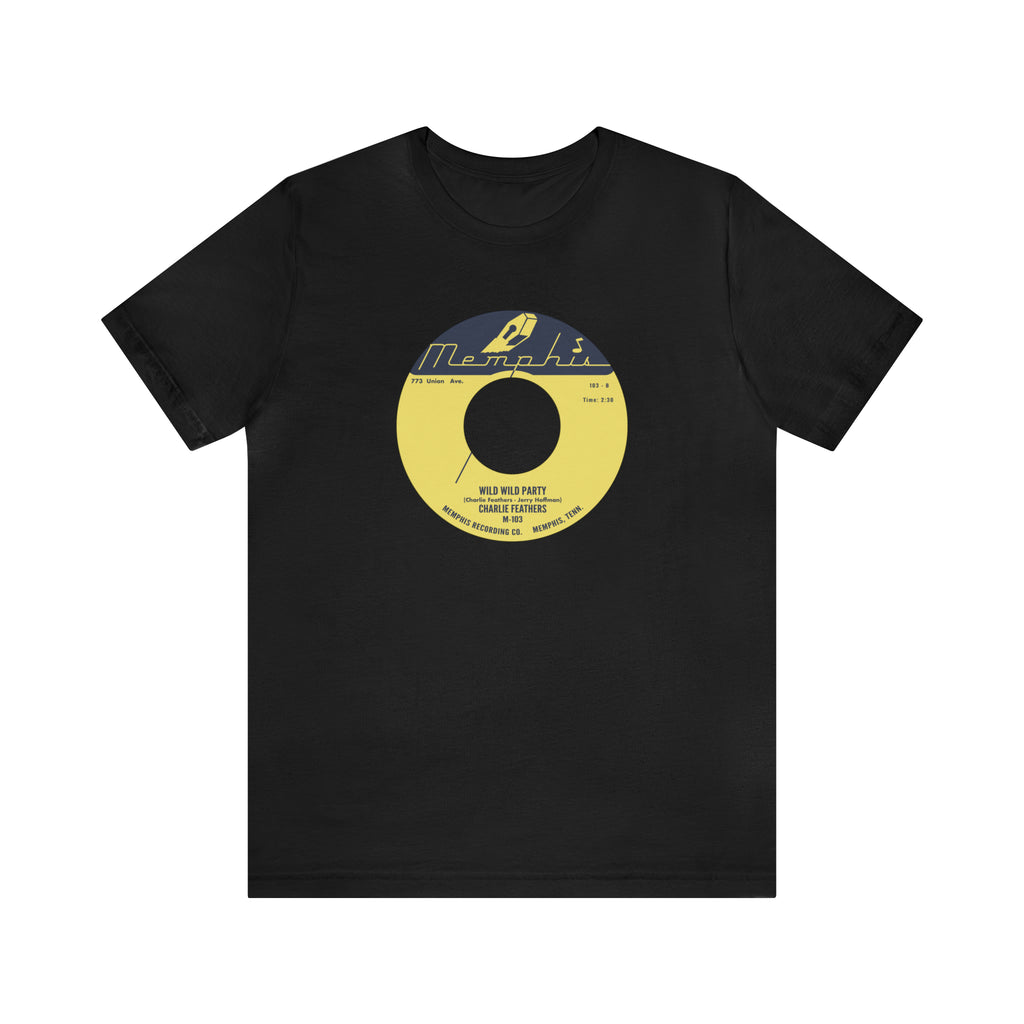 Memphis Records Unisex Premium Cotton Men's T-shirt Black