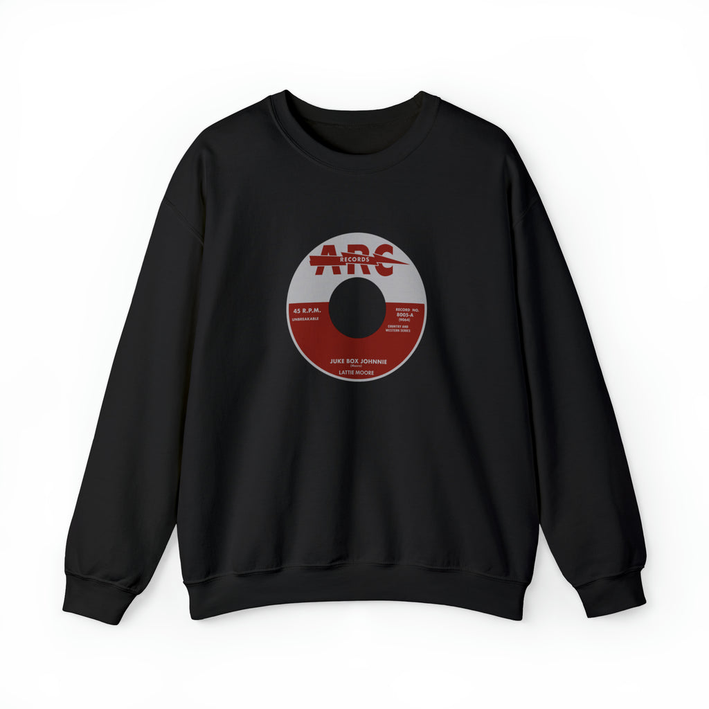 Arc Records Women's Unisex Black Sweatshirt Black