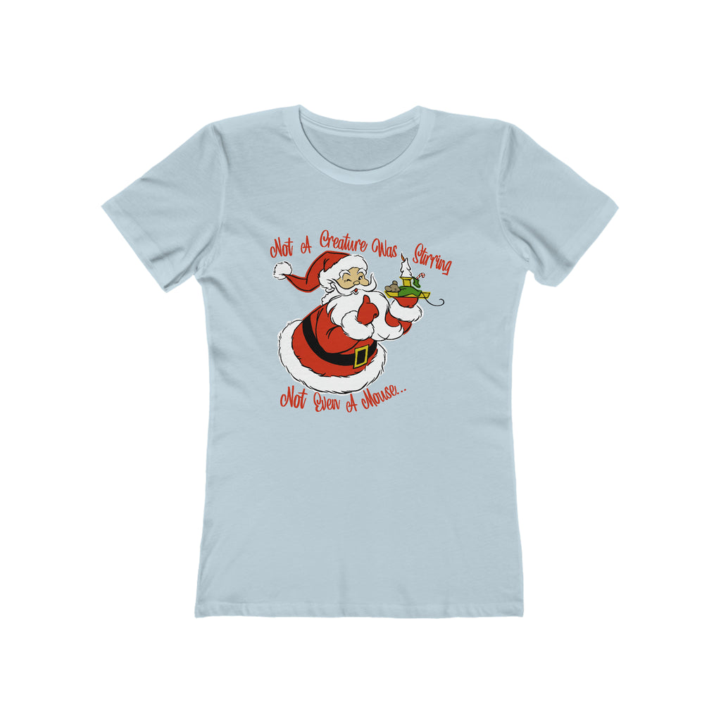 Santa - Night Before Christmas - Women's T-shirt Solid Light Blue