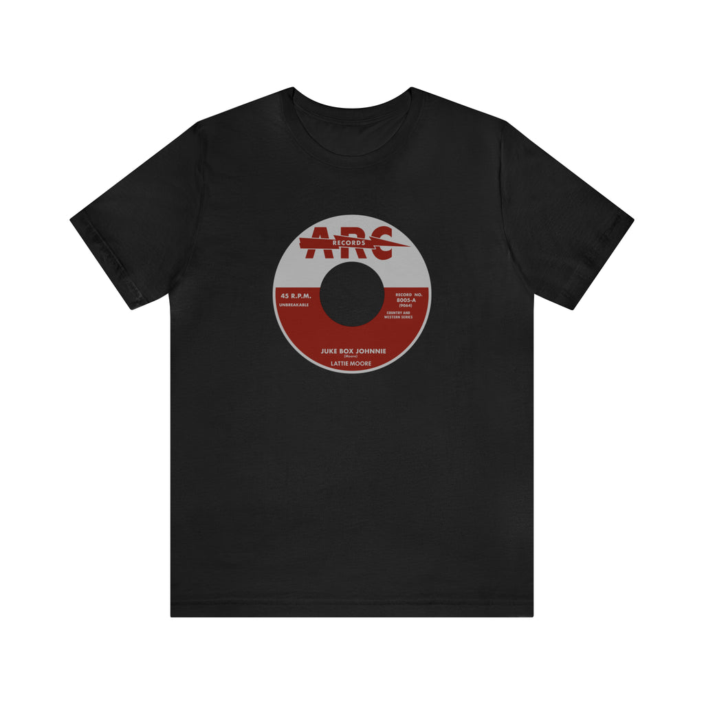 Arc Records Unisex Premium Cotton Men's T-shirt Black