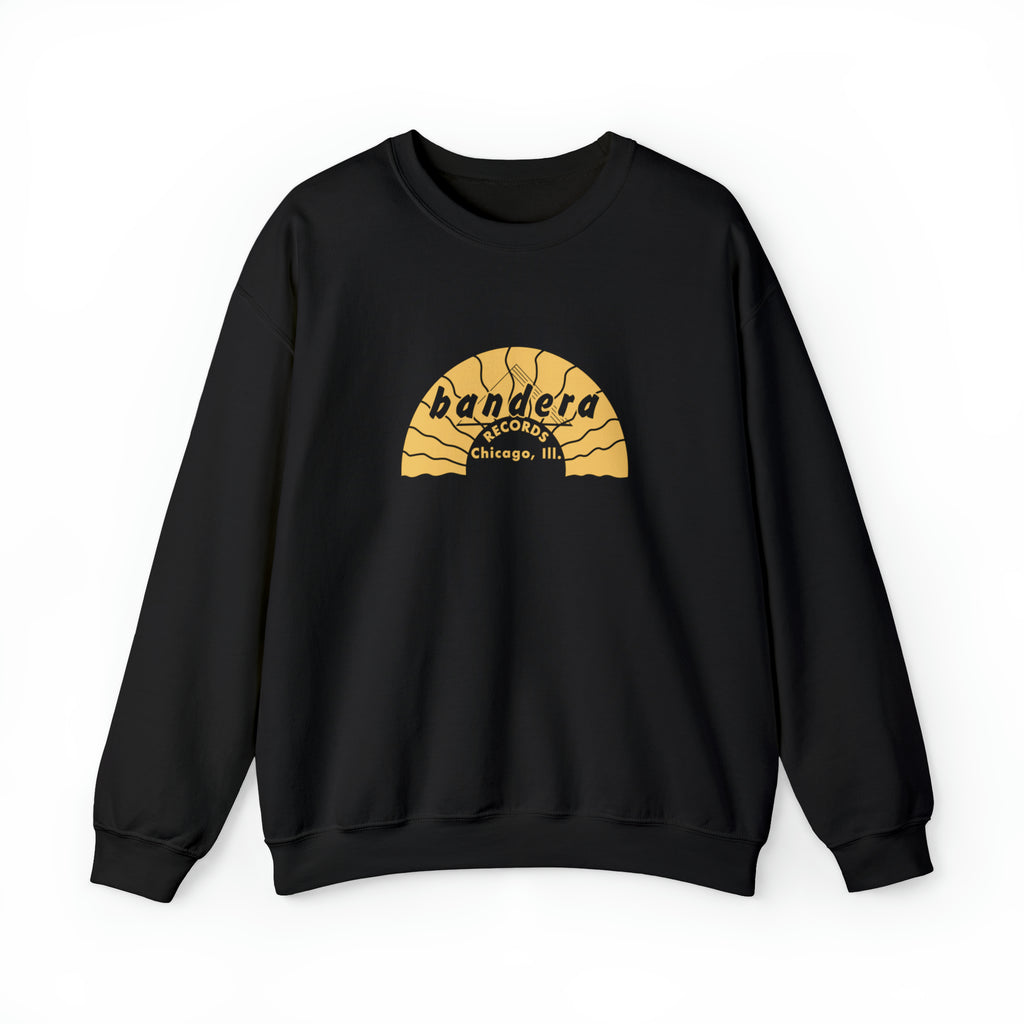 Bandera Records Women's Black Unisex Sweatshirt Black