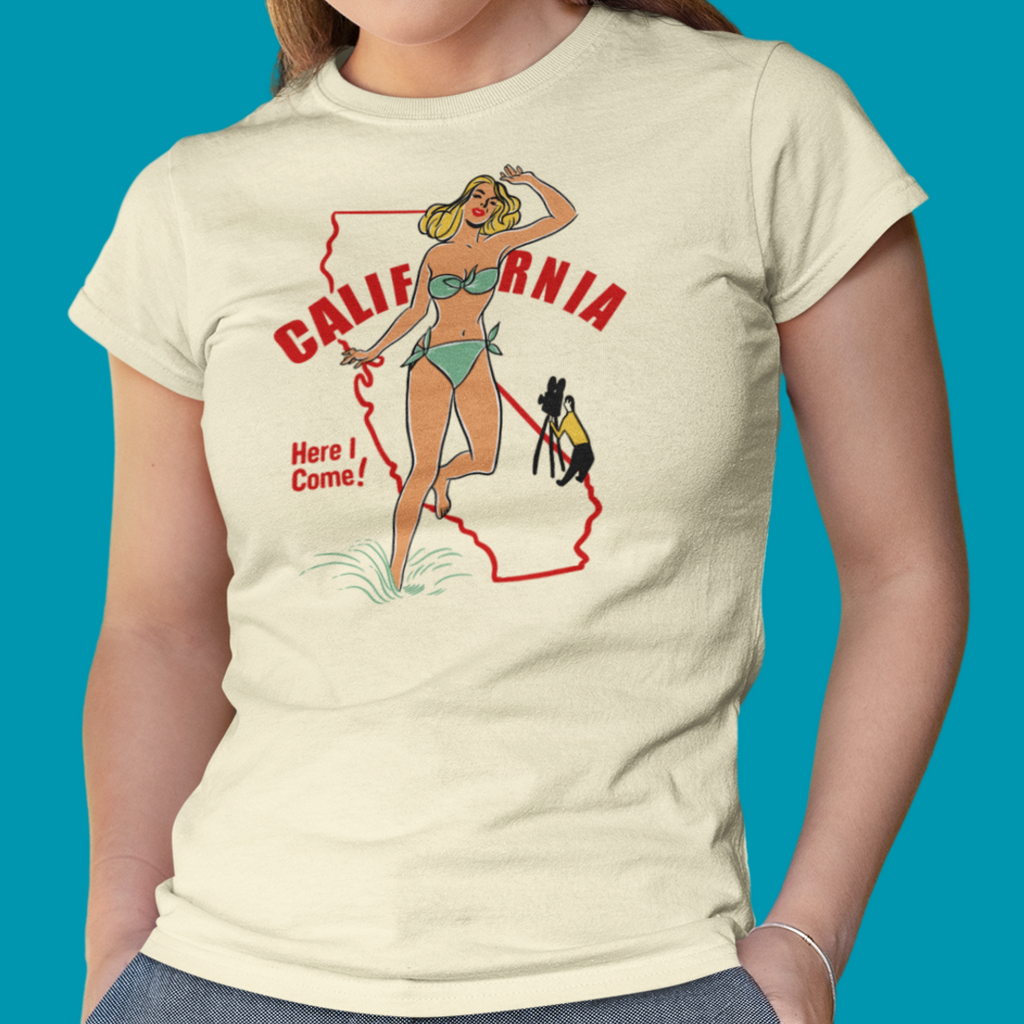 California Pinup Retro Women's T-shirt