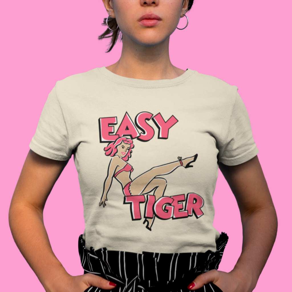 Easy Tiger Pinup Women's T-shirt - Assorted Colors