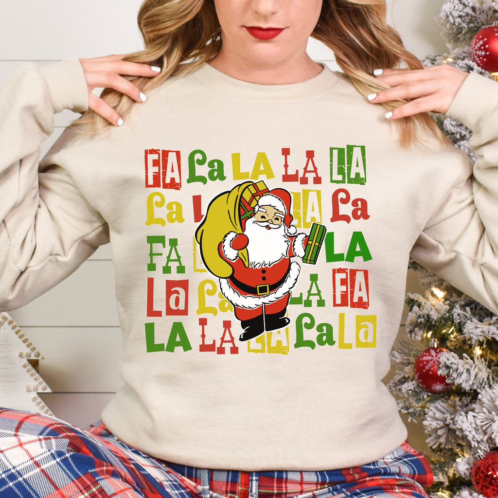 Santa Fa La La La La Christmas- Women's Unisex Sweatshirt