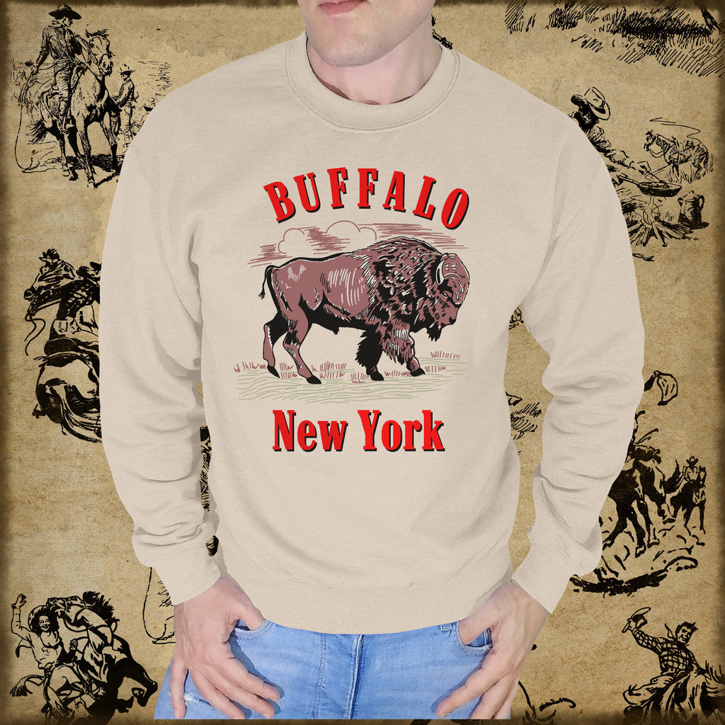 Buffalo New York Western Men's Unisex Sweatshirt