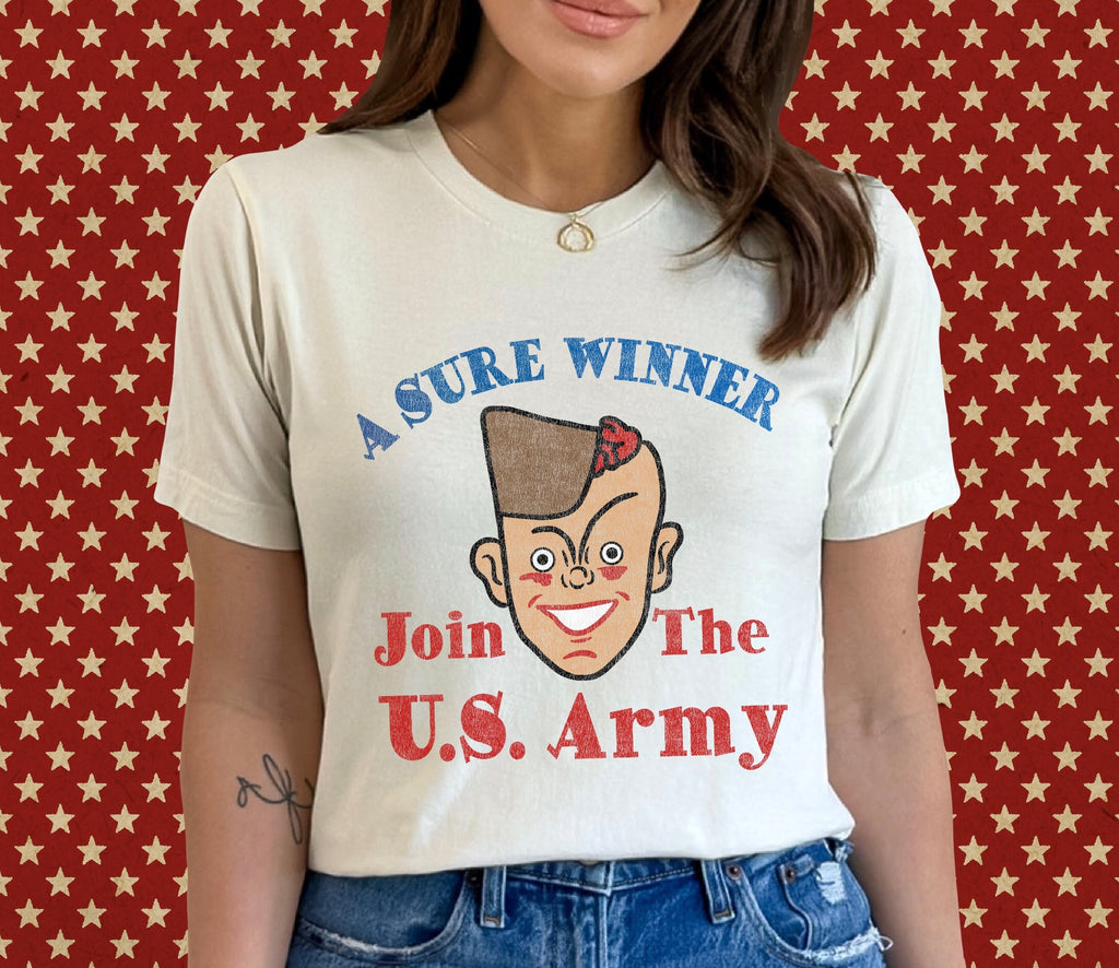 Join the USA Army Vintage Military Ad Women's T-shirt