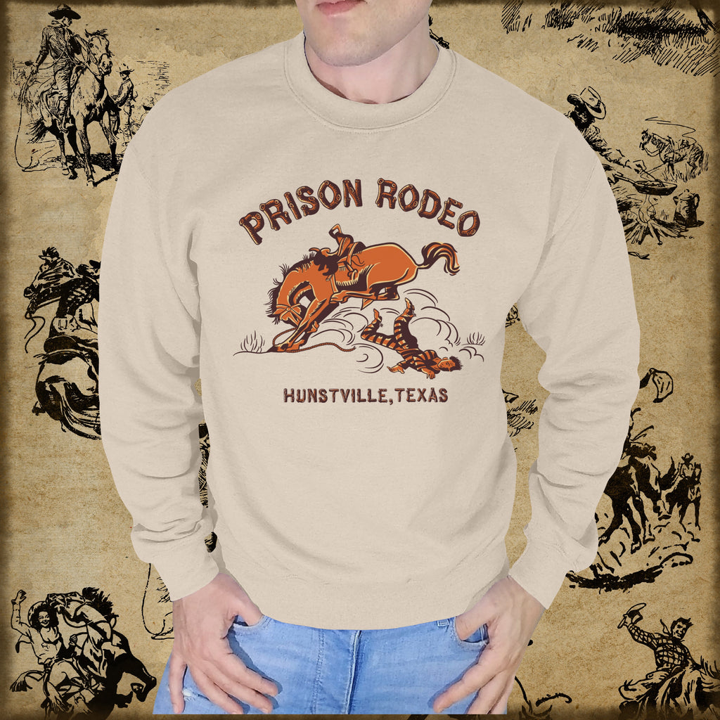 Texas Prison Rodeo Men's Unisex Sweatshirt - Assorted Colors