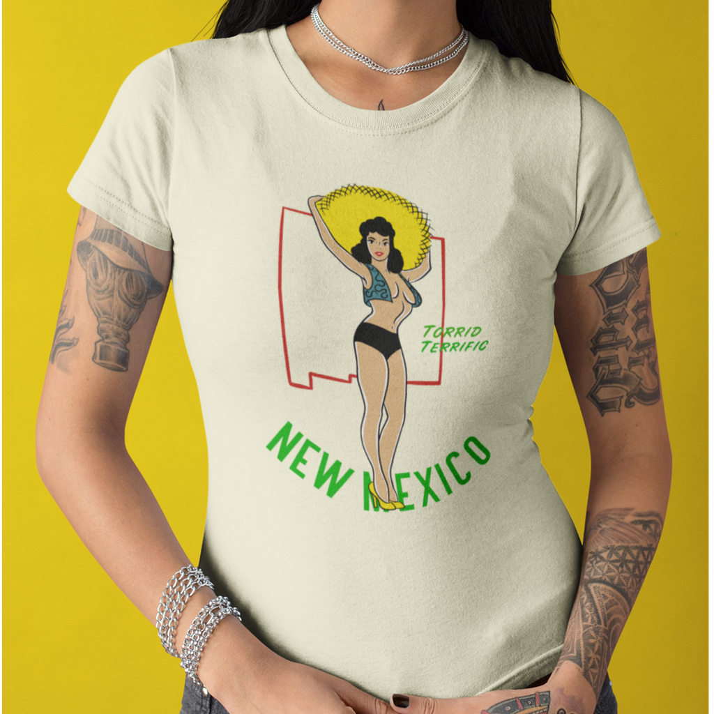 New Mexico Pinup Retro Women's T-shirt
