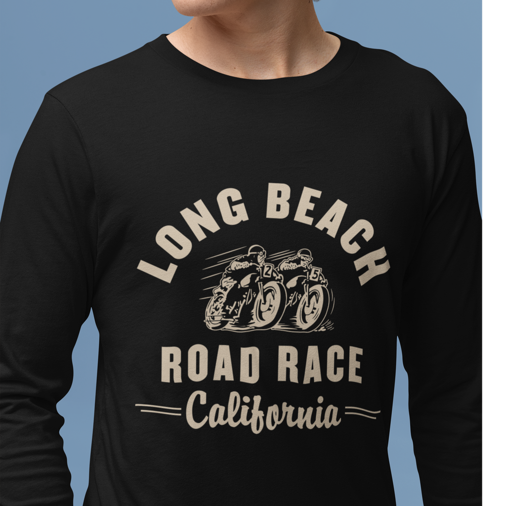 Long Beach Road Race Long Sleeve Men's T-Shirt