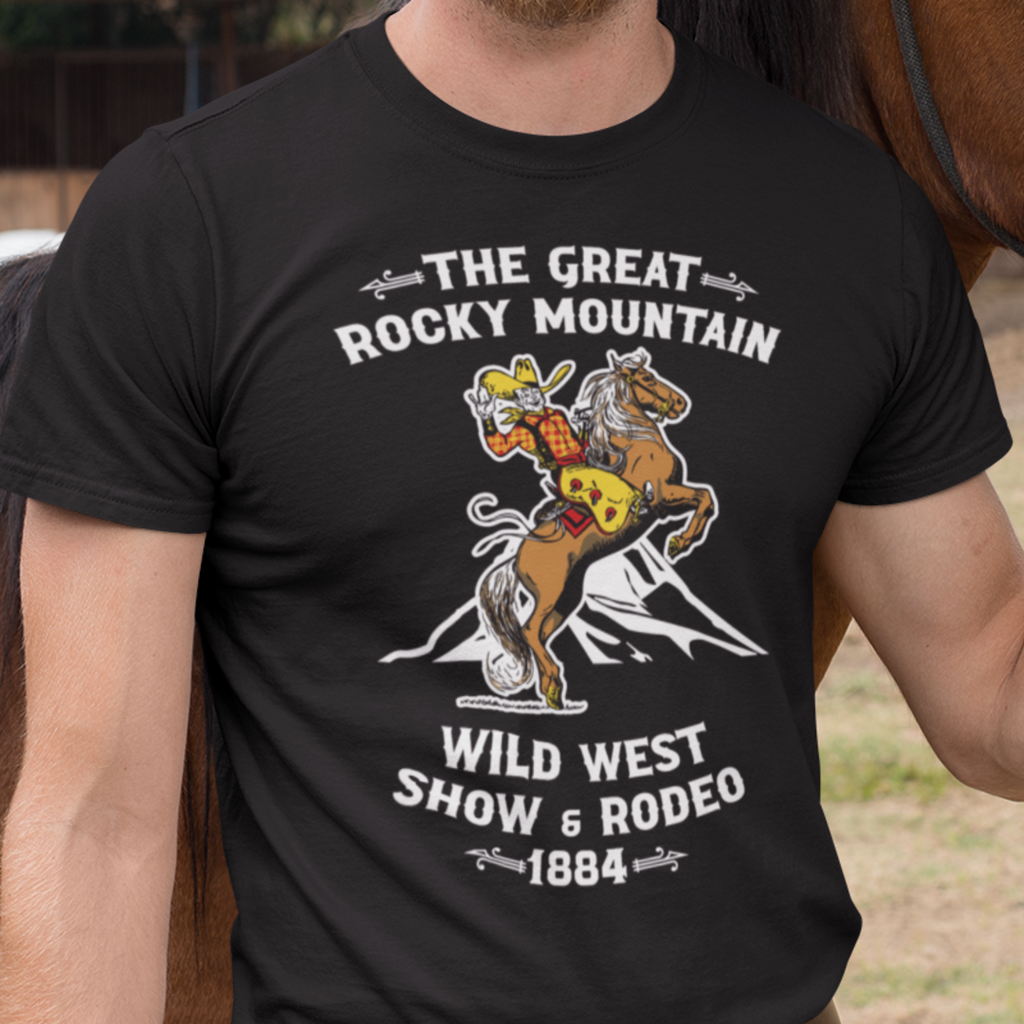 Great Rocky Mountain Wild West Show Premium Men's Tee