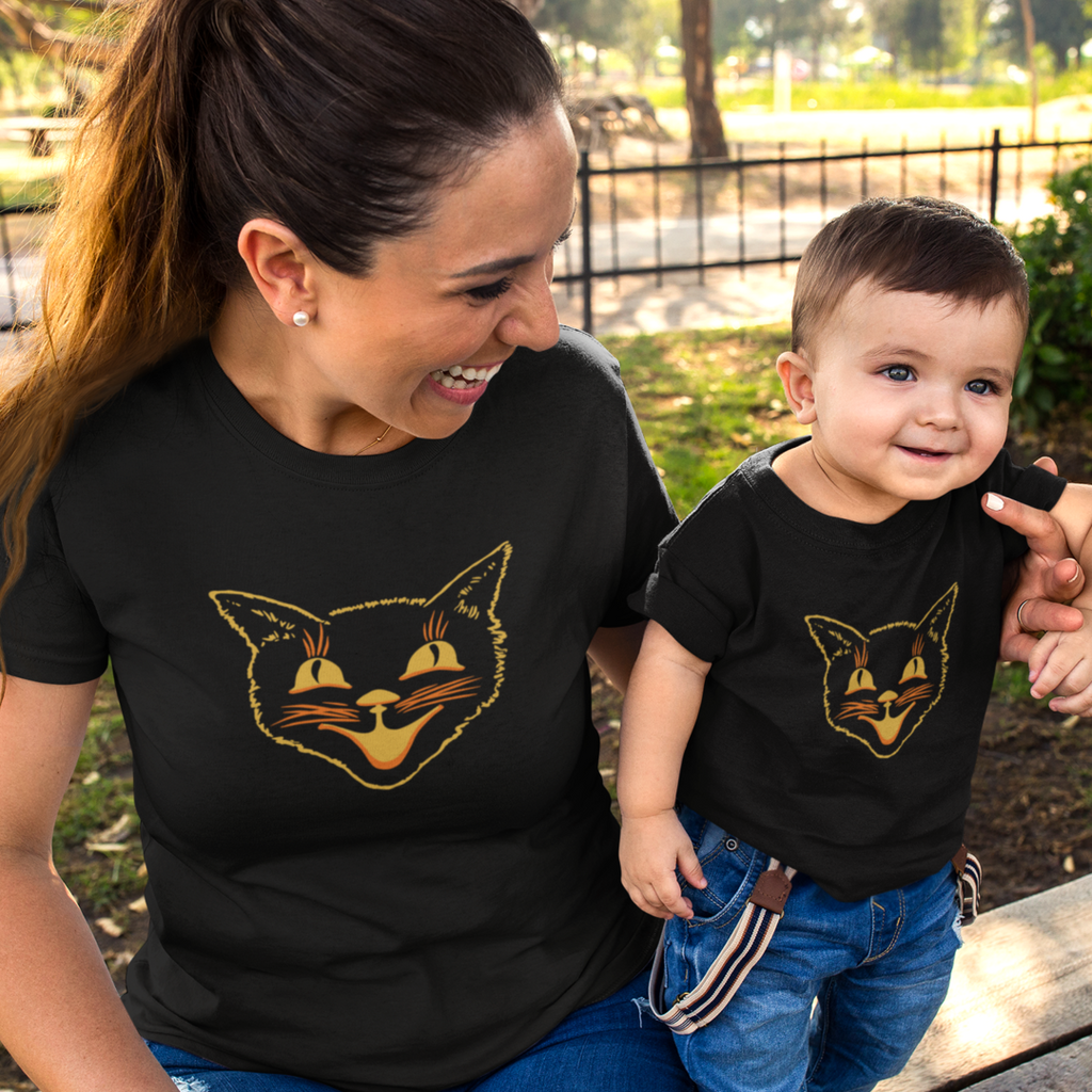 Halloween Cat Premium Cotton Infant T-shirt