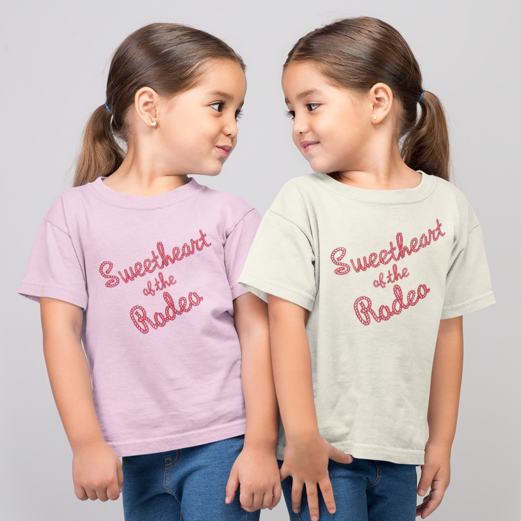 Sweetheart of the Rodeo Youth Kids T-shirt in 2 Assorted Colors