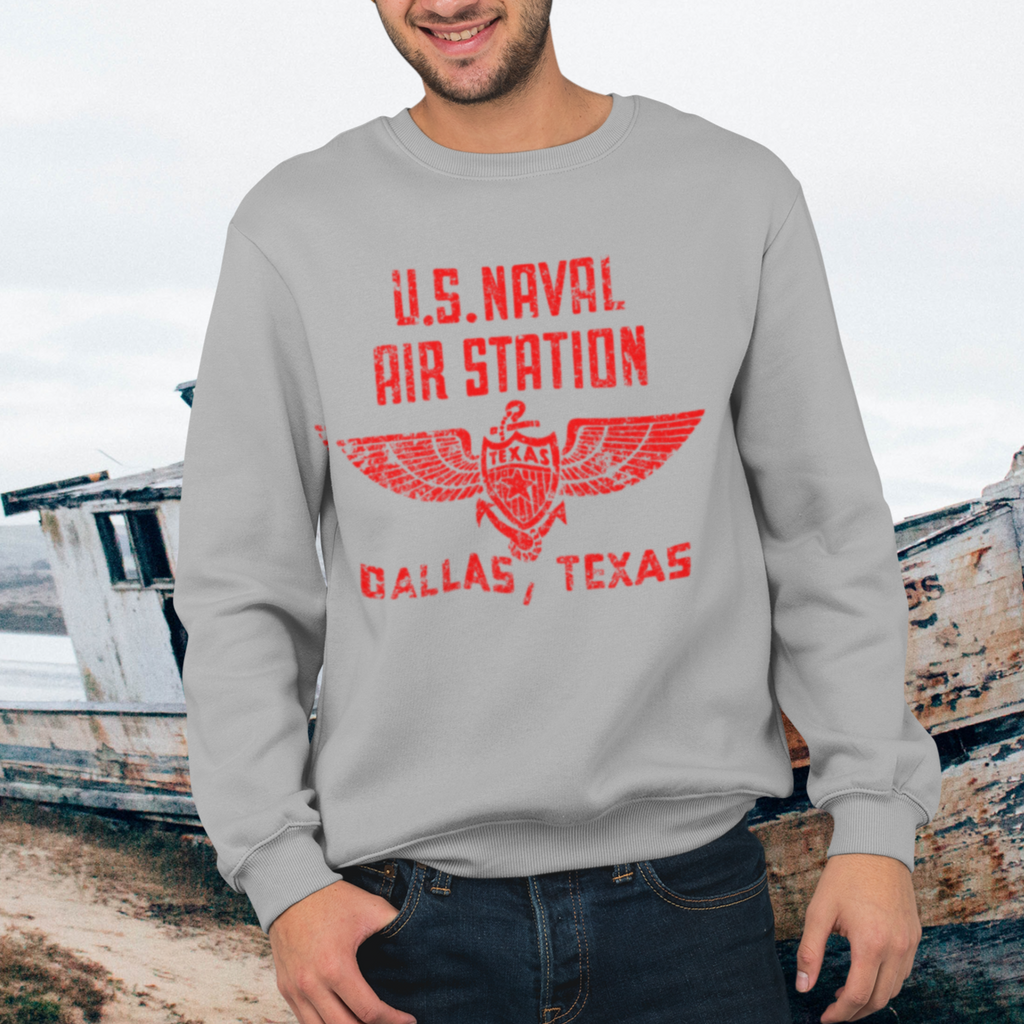 US Naval Dallas Texas Fleece Sweatshirt