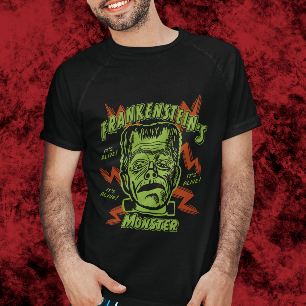 Frankenstein's Monster Classic Horror Gothic Halloween T-shirt