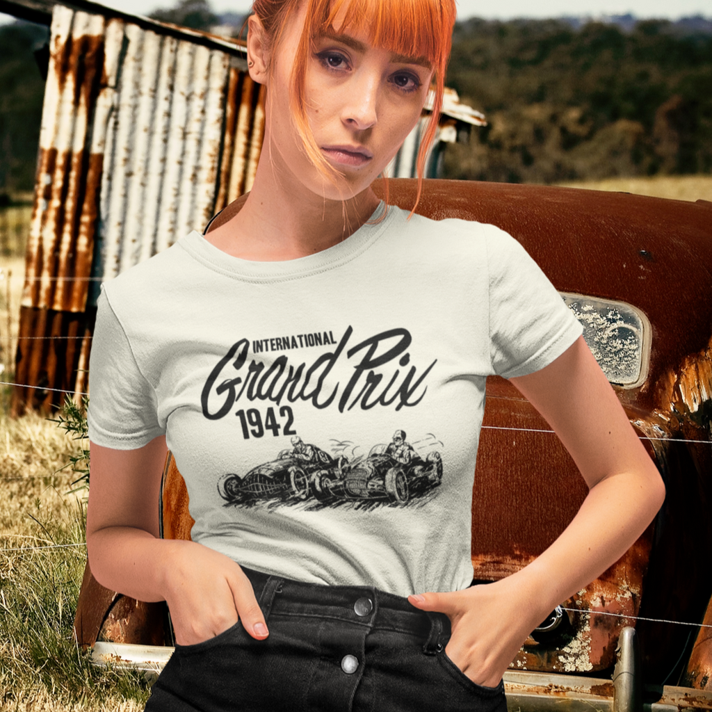 International Grand Prix Racing Hot Rod Ladies T-shirt in Assorted Colors
