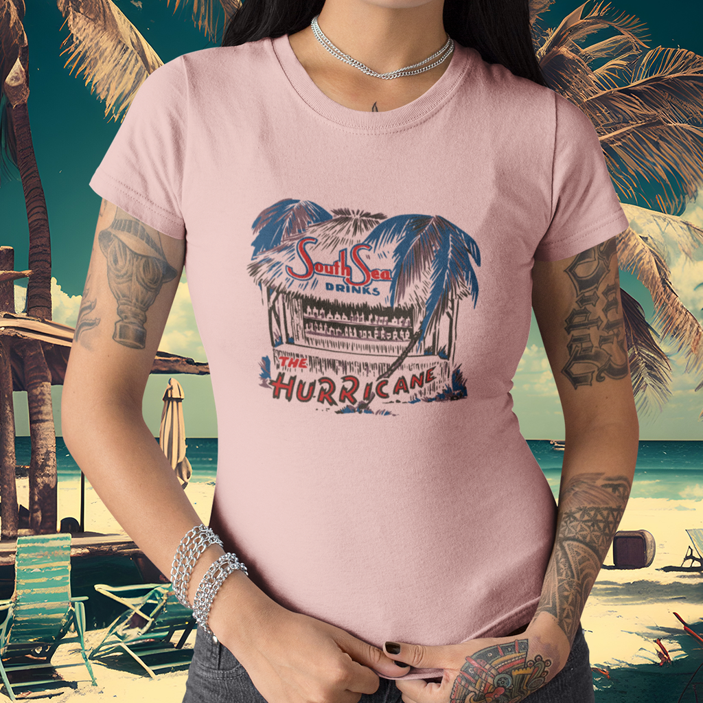 The Hurricane Restaurant Vintage Souvenir Premium Cotton Women's T-shirt
