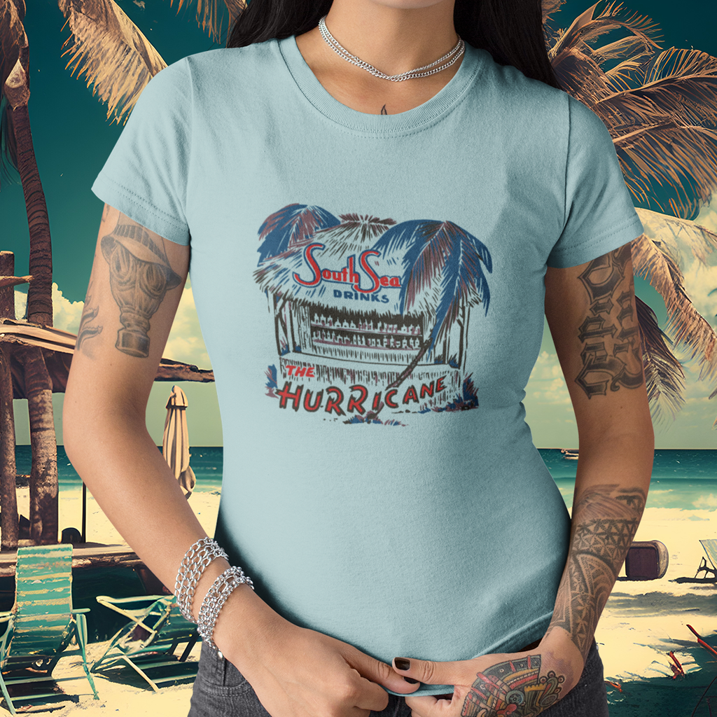 The Hurricane Restaurant Vintage Souvenir Premium Cotton Women's T-shirt
