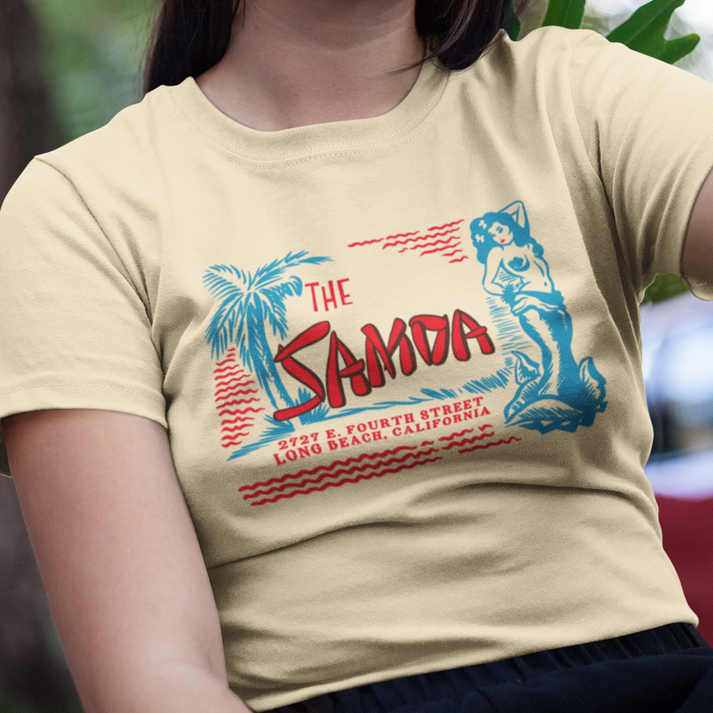The Samoa Tiki Restaurant Vintage Souvenir Women's T-shirt
