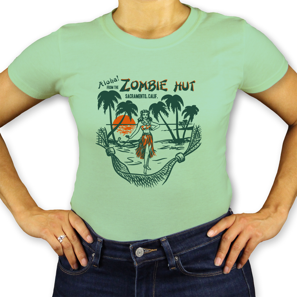 The Zombie Hut Souvenir Premium Cotton Women's T-shirt