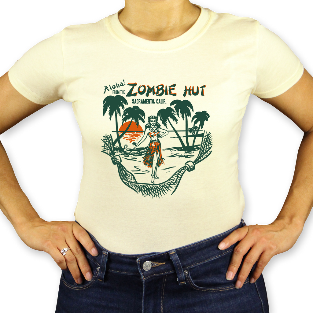 The Zombie Hut Souvenir Premium Cotton Women's T-shirt
