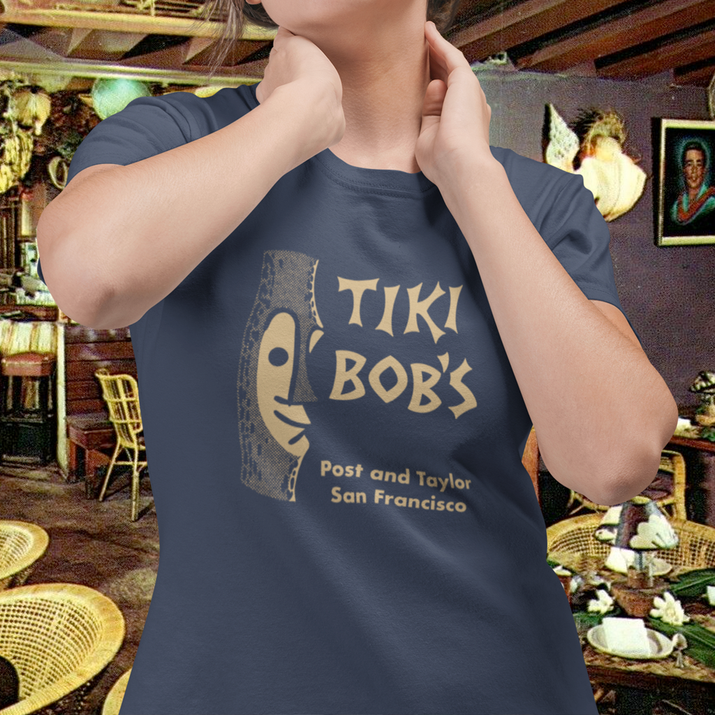 Tiki Bob's Tiki Restaurant Vintage Souvenir Women's T-shirt