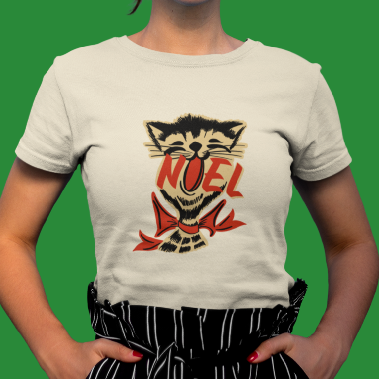 Noel Christmas Kitten - Women's T-shirt