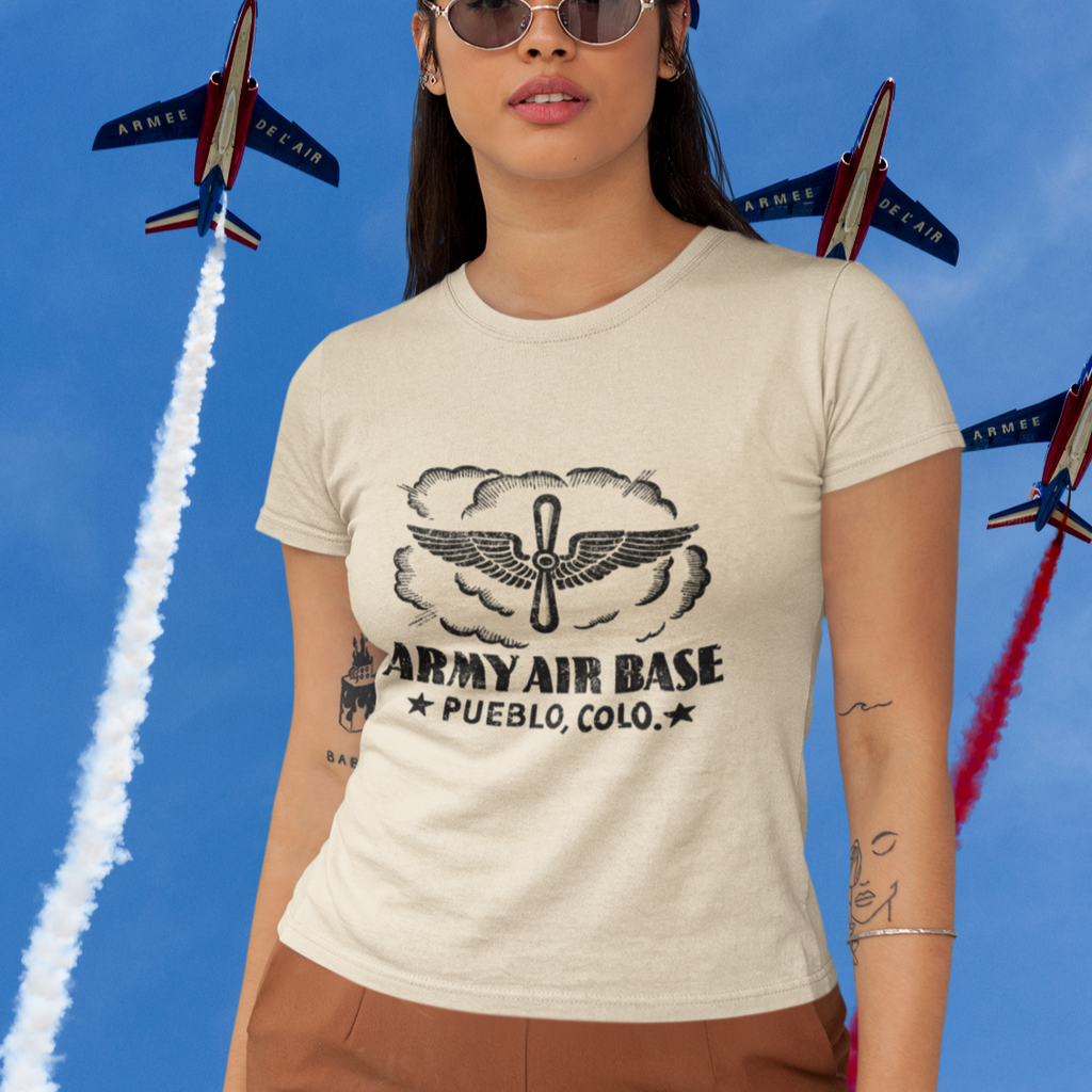 Pueblo Colorado Air Base Ladies T-shirt