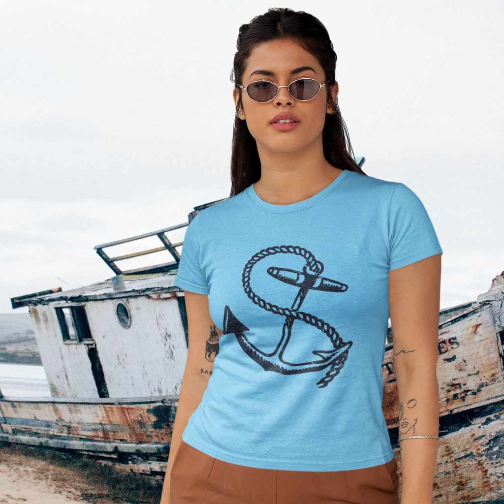 Nautical Anchor Ladies T-shirt