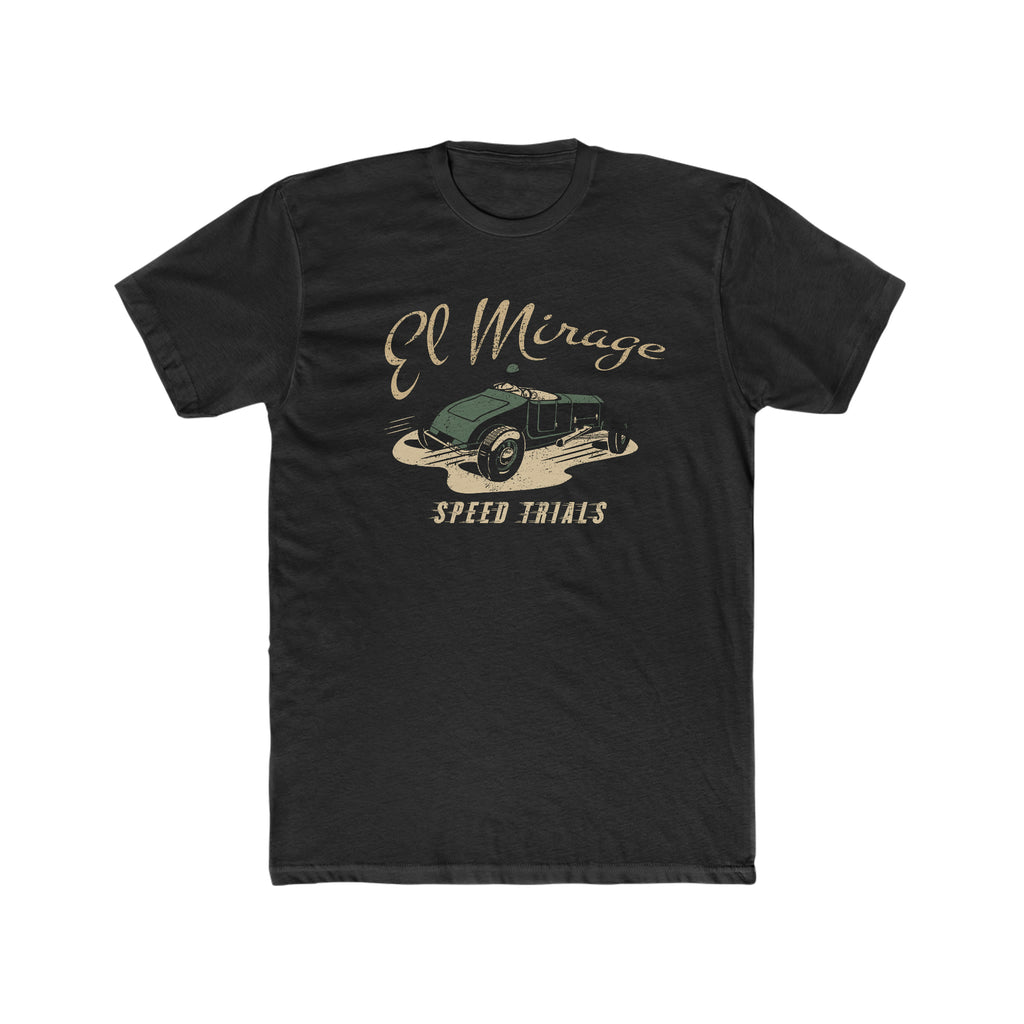 El Mirage Men's Black T-shirt Solid Black