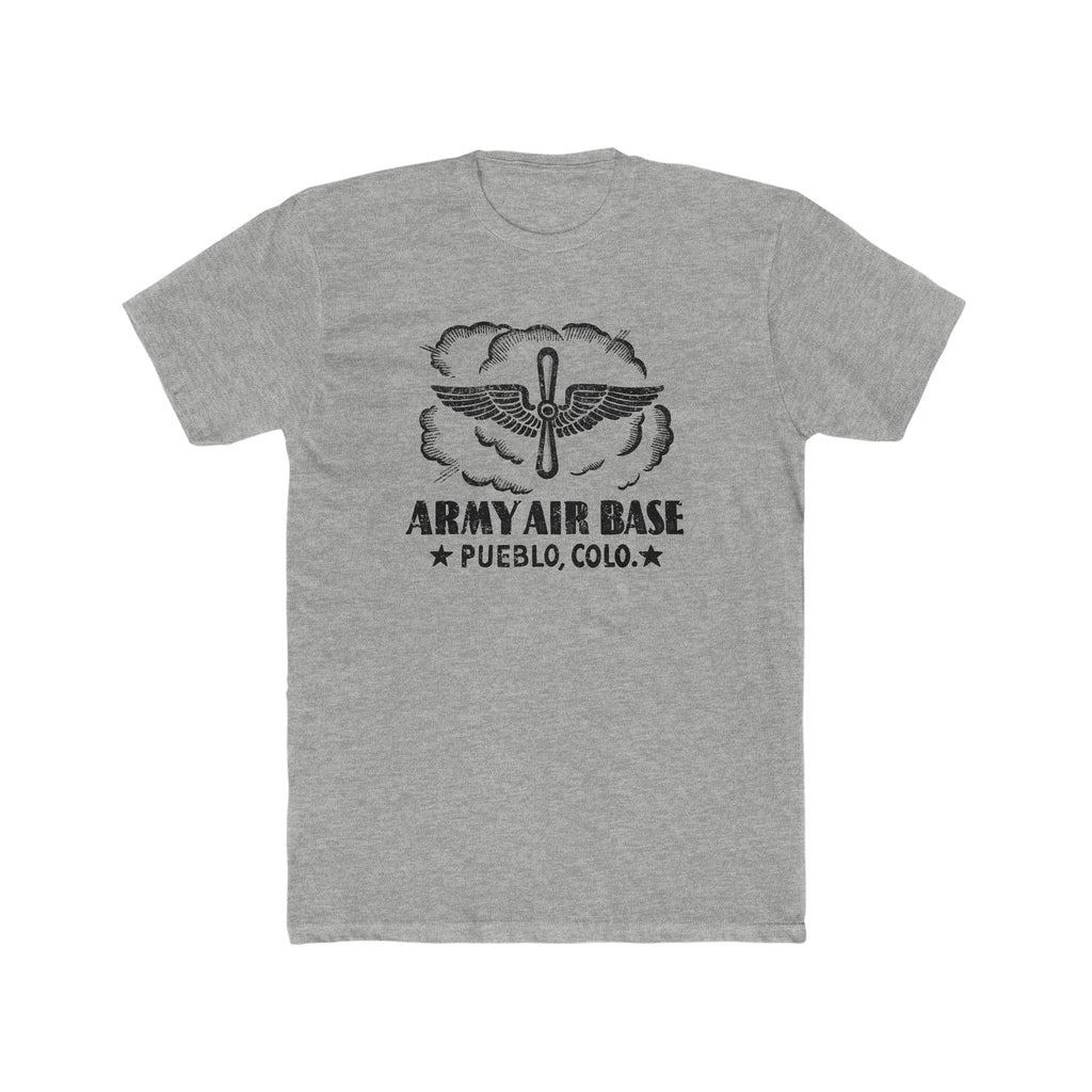 Pueblo Colorado Air Base Men's T-shirt Heather Grey