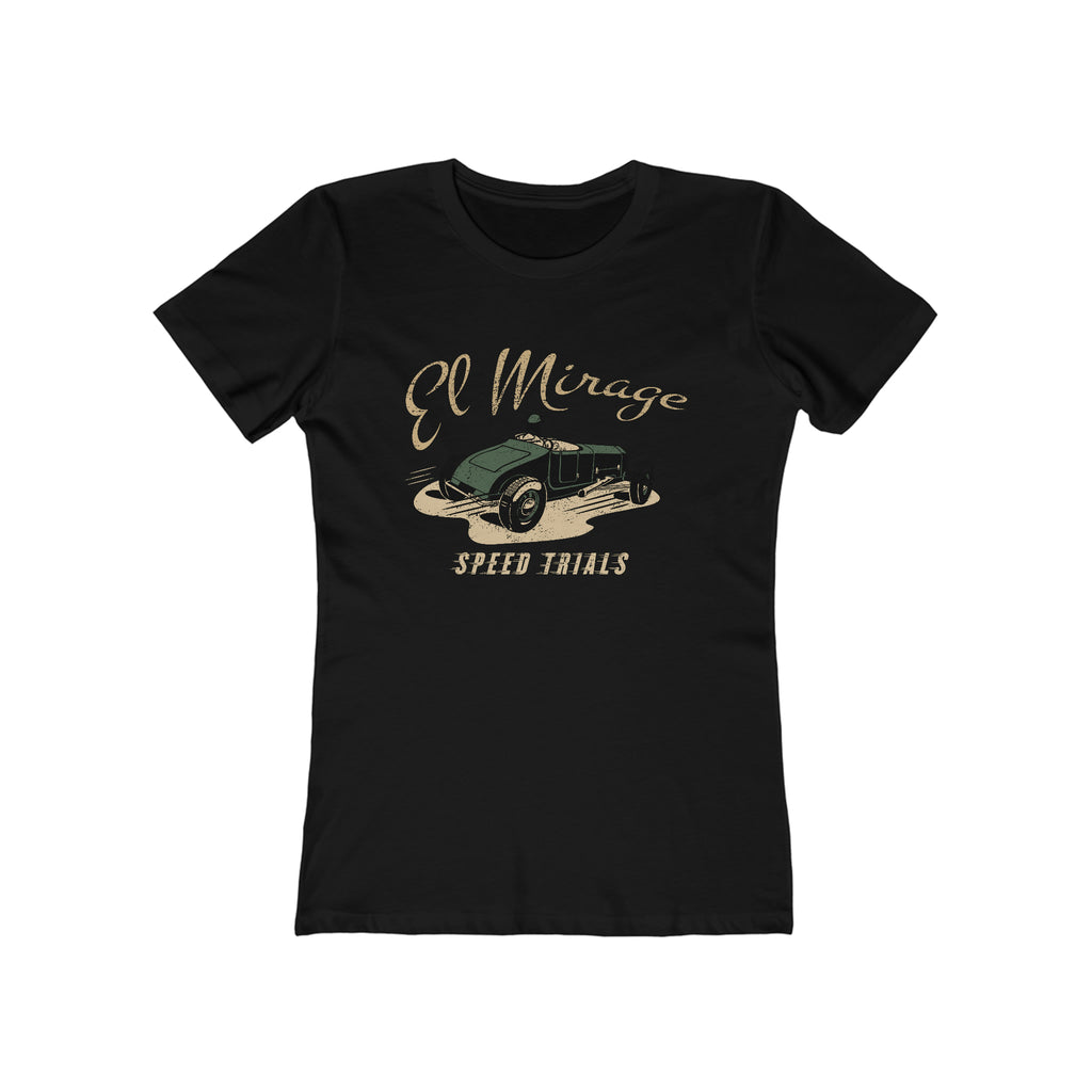 El Mirage Ladies Black T-shirt Solid Black