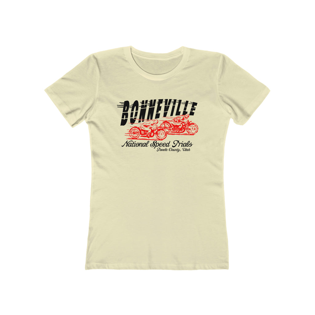 Bonneville Speed Trials Ladies T-shirt Solid Natural