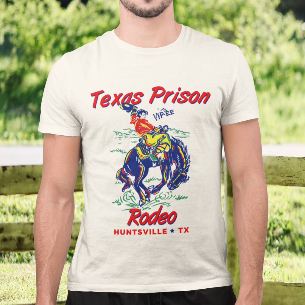 Texas Prison Rodeo Men's Cream T-shirt