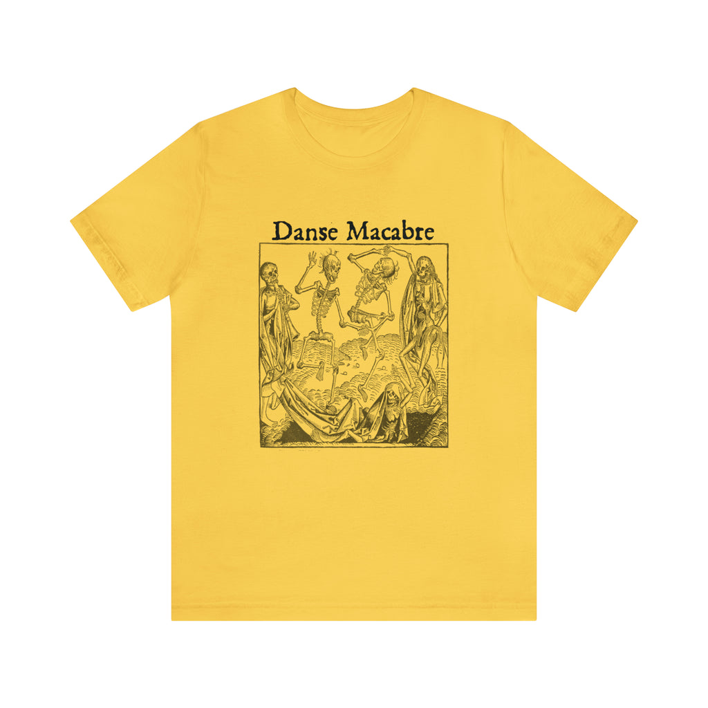 Danse Macabre - Dance of Death Men's T-shirt Yellow