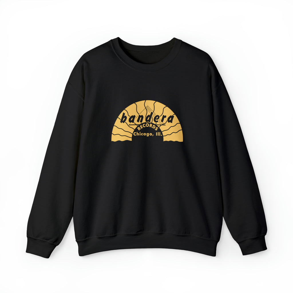 Bandera Records Unisex Black Sweatshirt Black