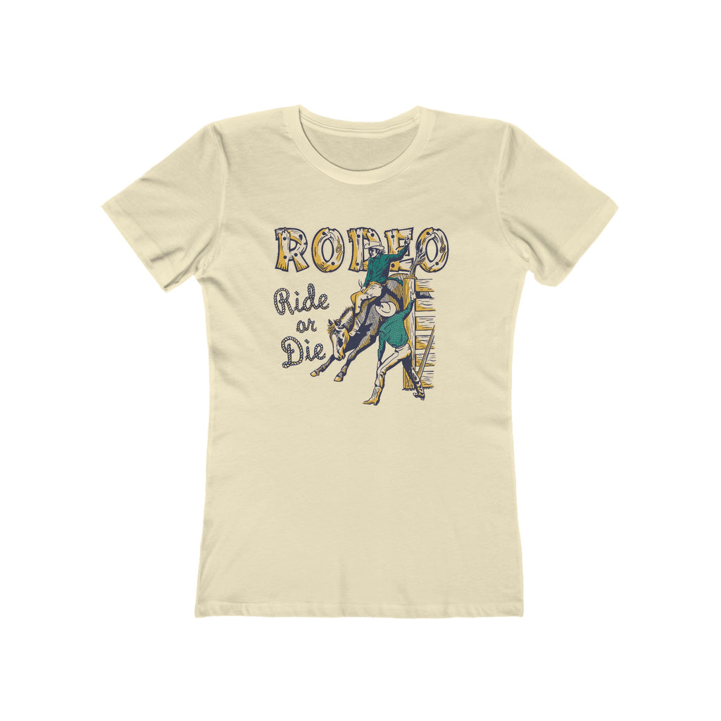 Rodeo Ride or Die Retro Western Women's T-shirt