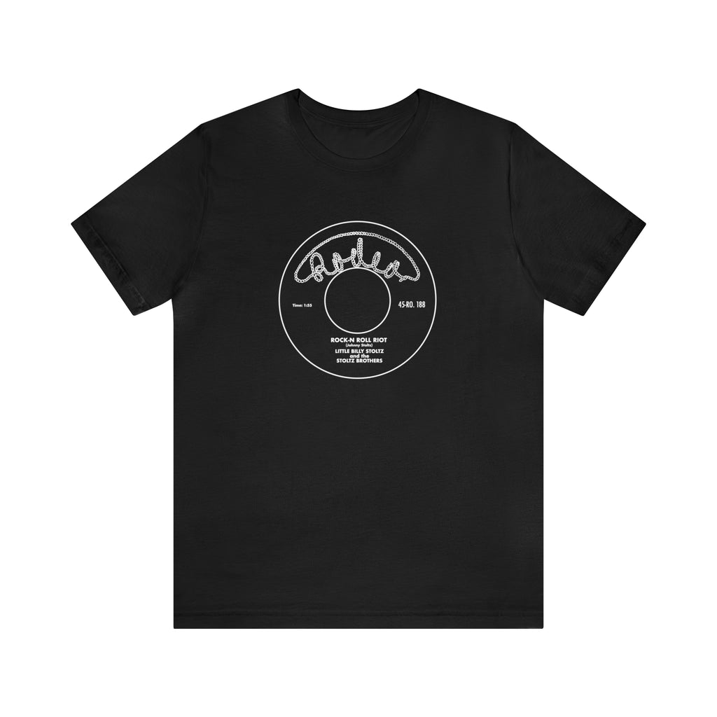Rodeo Records Unisex Premium Cotton Men's T-shirt Black