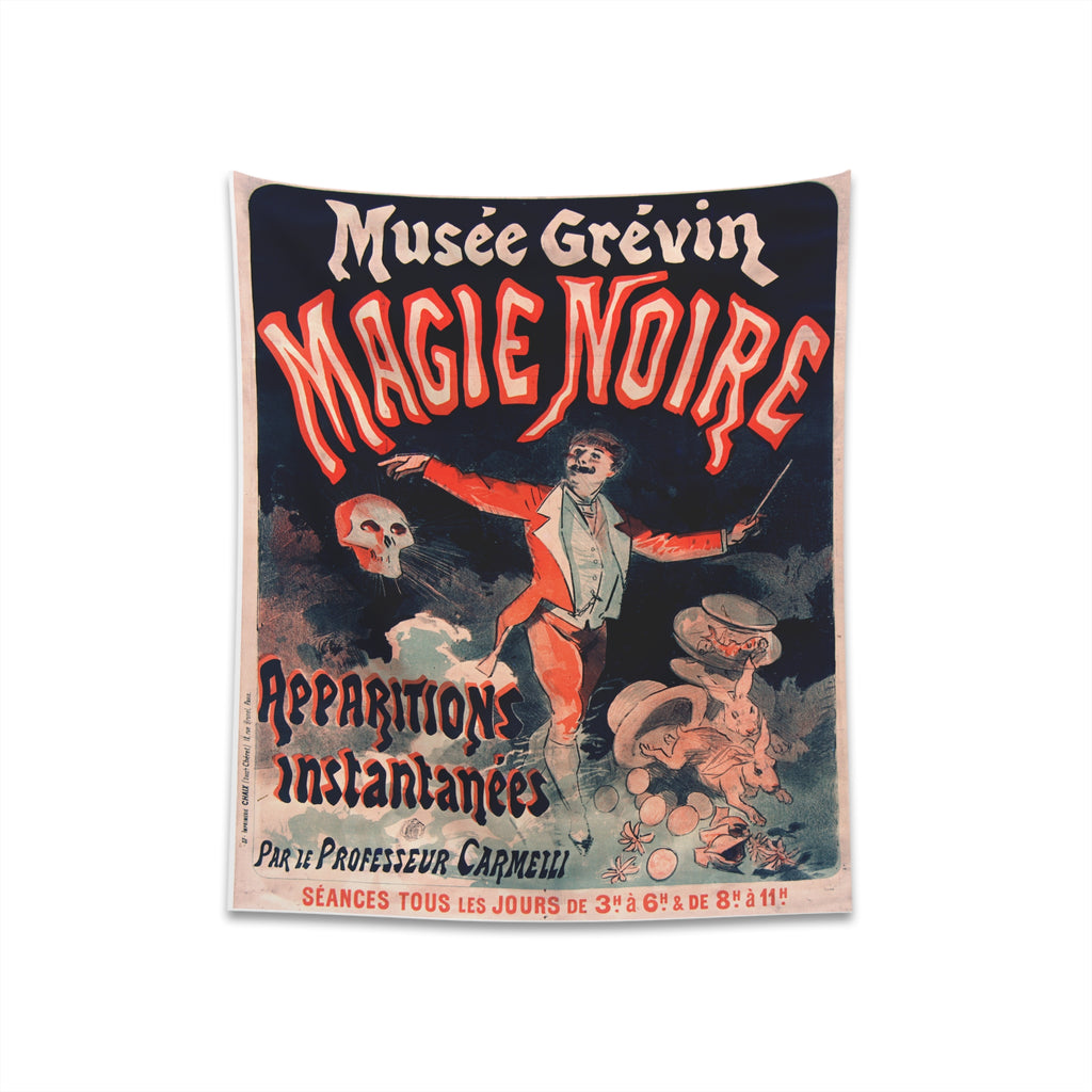 Dark Magic Seances Vintage Victorian Poster Halloween Cloth Tapestry Wall Decor 34" × 40"
