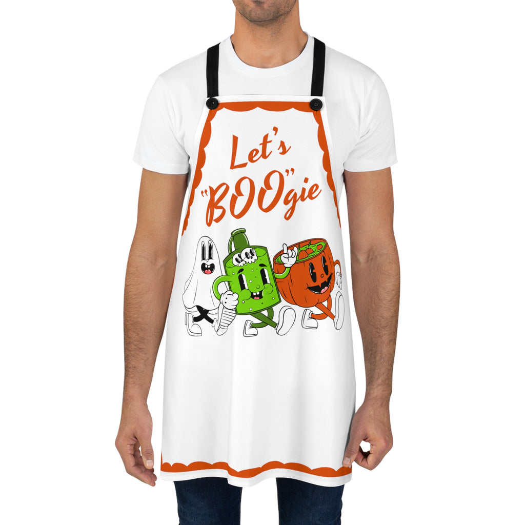 Let's BOOgie Halloween Apron One Size