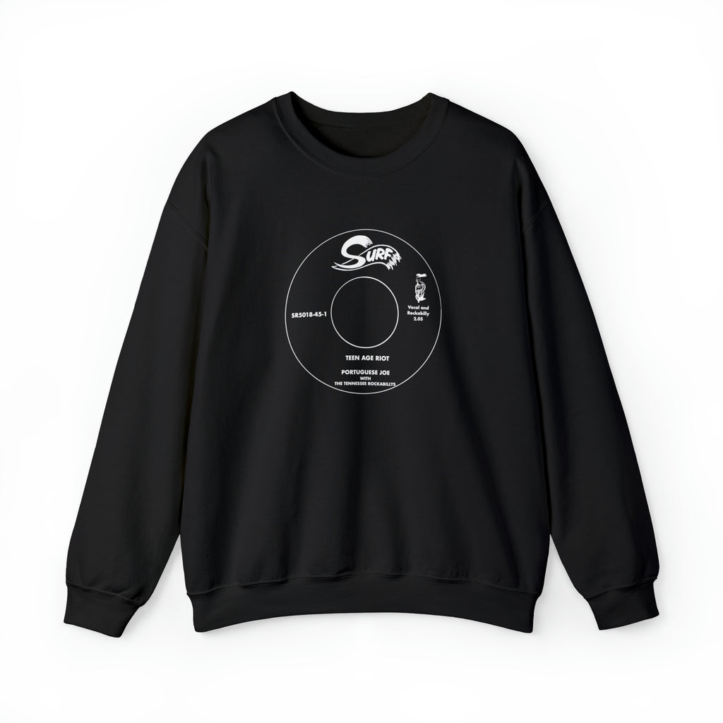 Surf Records Black Unisex Sweatshirt Black