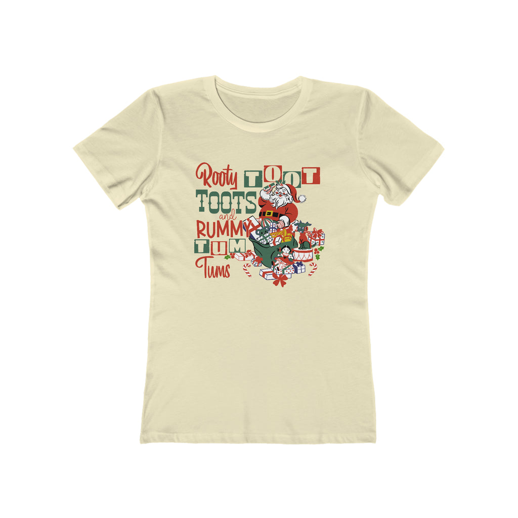 Santa Rooty Toot Toots Christmas - Women's T-shirt Solid Natural