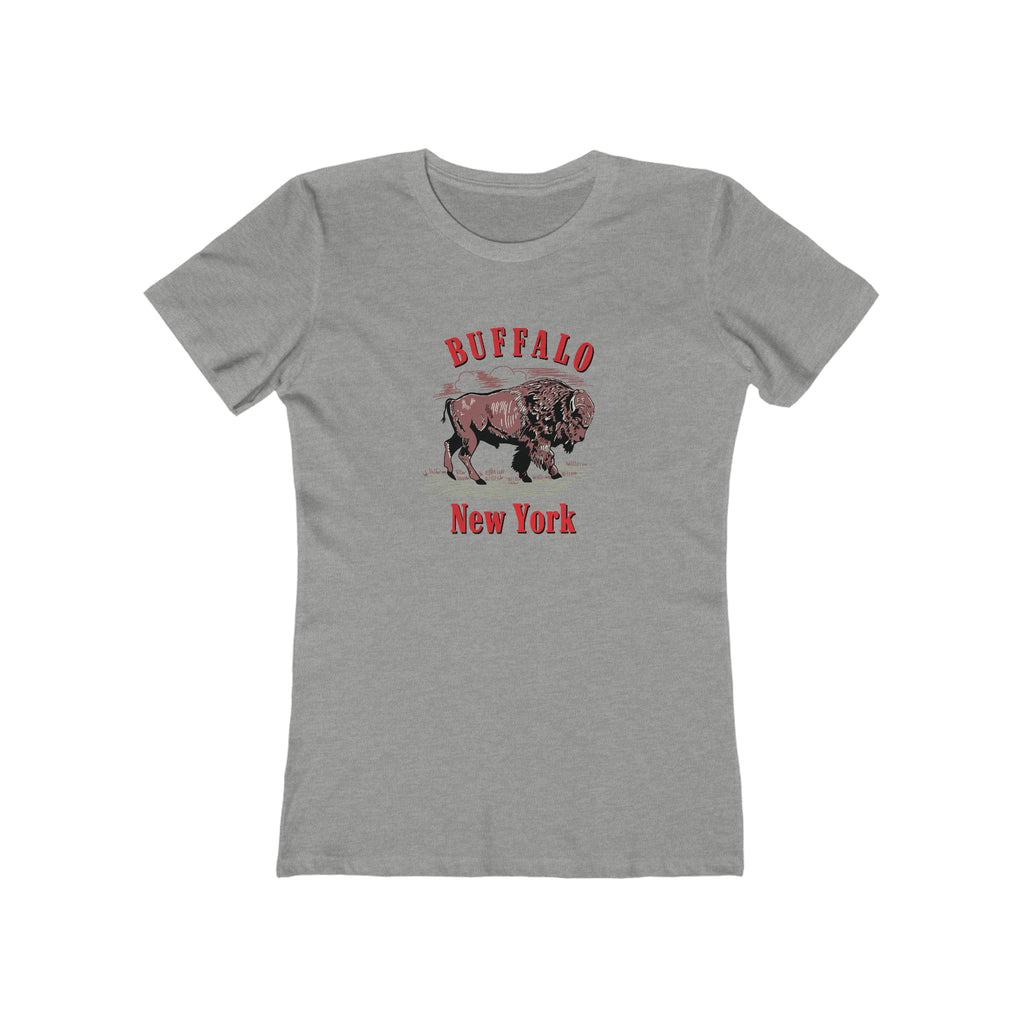 Buffalo New York Western - Women's T-shirt Heather Grey