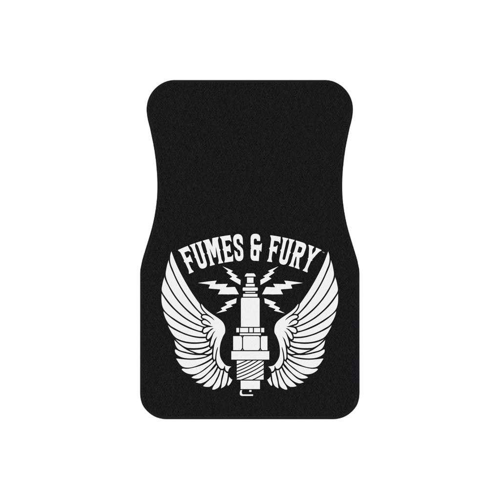 Fumes & Fury Hot Rod Kustom Car Mats (2x Front)