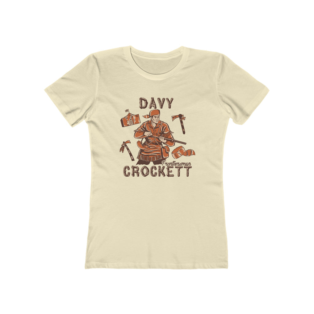 Vintage 1950s Davy Crockett Western Frontiersman Women's T-shirt