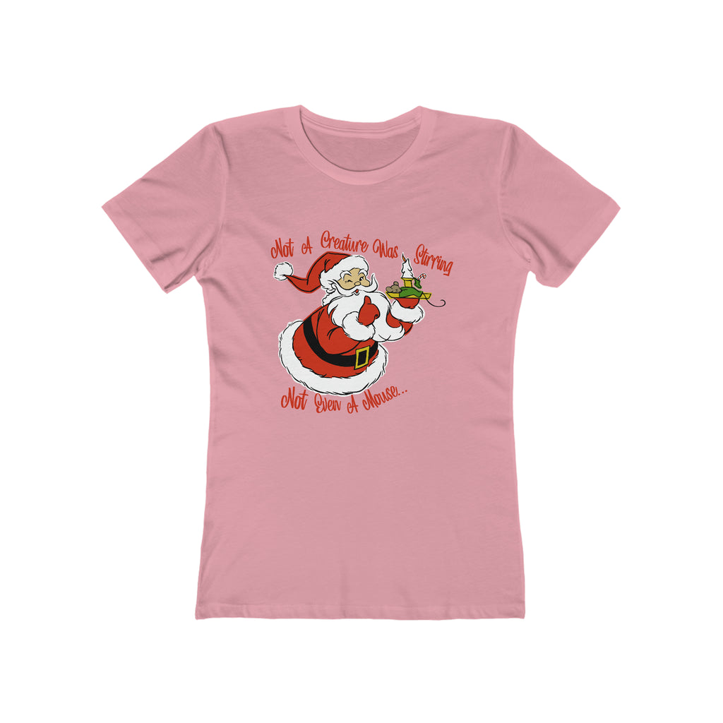 Santa - Night Before Christmas - Women's T-shirt Solid Light Pink