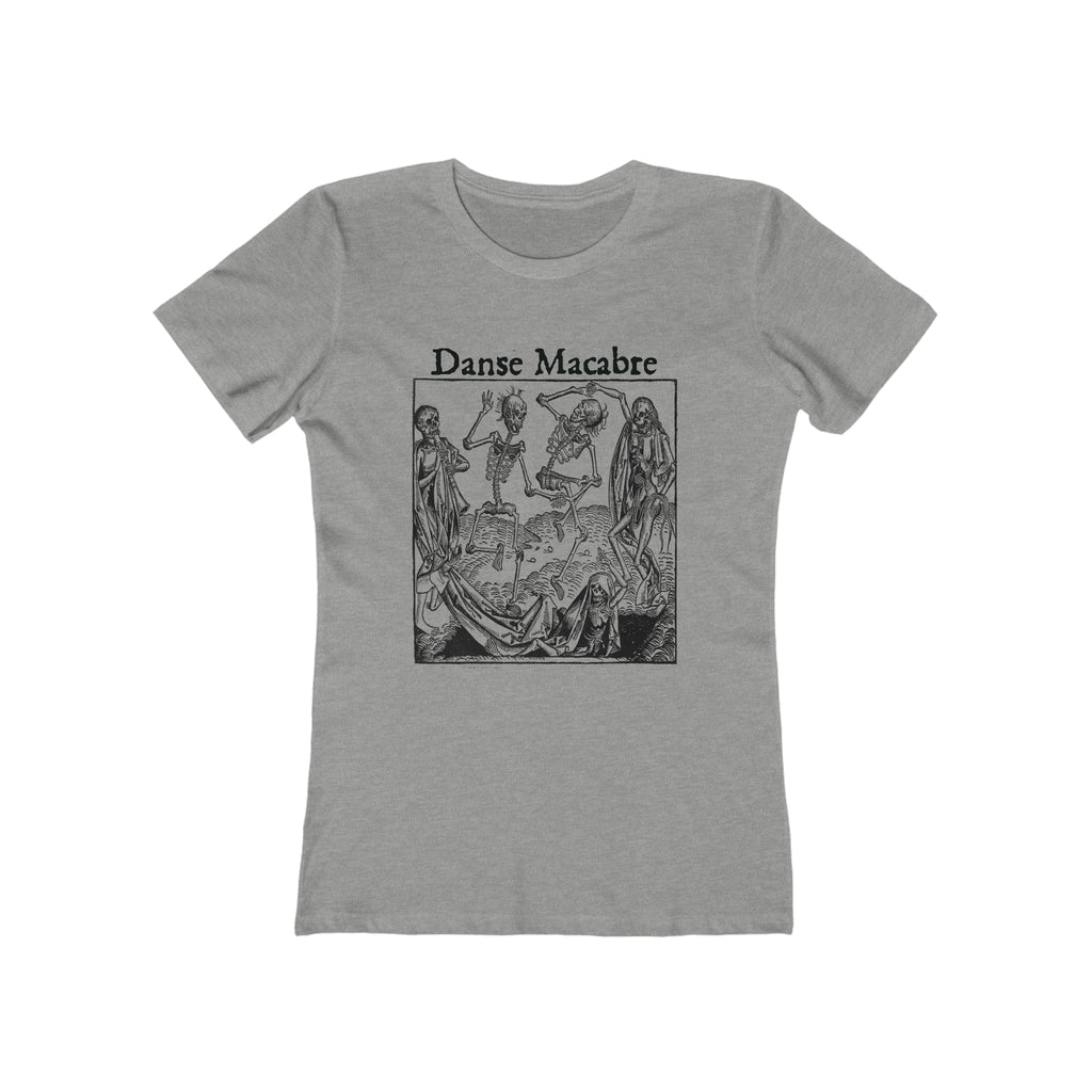 Danse Macabre - Dance of Death - Women's T-shirt in 6 Assorted Colors Heather Grey